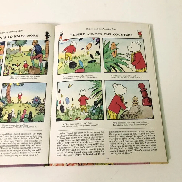 1976 Rupert The Daily  Express Annual Beaverbrook Newspapers Ltd Book - Picture 11 of 16